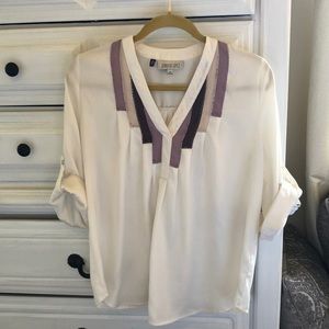 Jennifer Lopez Cream Blouse